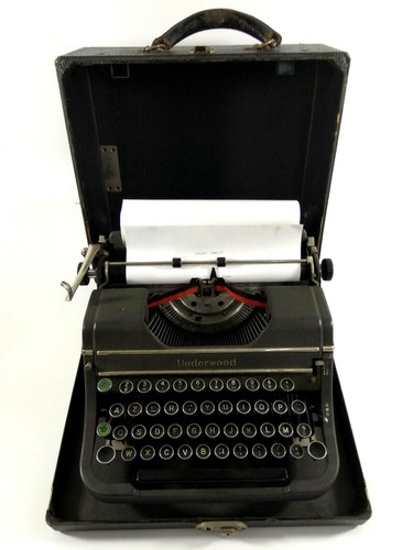 Machine ecrire underwood - a,